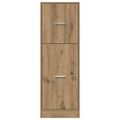 vidaXL Skrinka na lieky dub artisian 40x41x118 cm kompozitné drevo