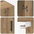 vidaXL Servírovacia skriňa Remeselný dub 69,5 x 34 x 90 cm