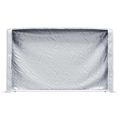 vidaXL Regál na krbové drevo s pláštenkou 250x25x150 cm