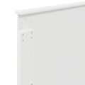 vidaXL Rám postele Biela 100 x 200 cm Masívne borovicové drevo