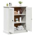 vidaXL Kúpeľňová skriňa VIGO Biela a antik biela 68 x 34 x 80 cm