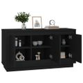 vidaXL Komoda čierna 102x35x55 cm spracované drevo