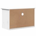 vidaXL TV skrinka s 2 zásuvkami BODO biela 91,5x44,5x56 cm borovicový