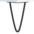 vidaXL Komoda biela 60x35x70 cm spracované drevo