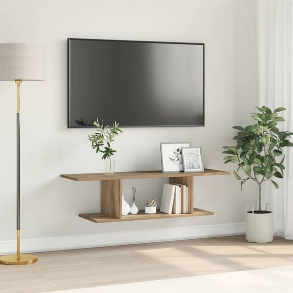 vidaXL Zostava TV skriniek Nástenný Remeselný dub 102 x 35 x 35 cm