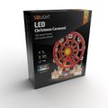 Solight 1V277 vianočné LED dekorácie, kolotoč, otáčajúci sa