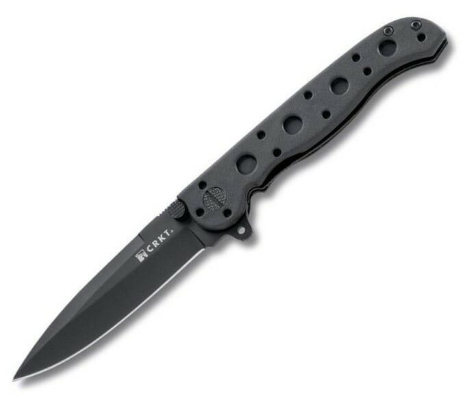 CRKT 01CR1601KZ M16-01 Zytel Black vreckový nôž 7,6 cm, čierna, zytel