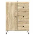 vidaXL Servírovacia skriňa Dub sonoma 66 x 34,5 x 90 cm