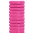 vidaXL Prémiové osušky SOLUND 10 ks fialové 100x150 cm 600 g/m2