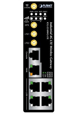 Planet IoT/M2M priemyselná brána, 1xWAN+3xLAN 1Gb, 2xLTE, WiFi ac, GPS, 3xCOM, I/O, DIN, IP30, -36/+75C, 9-36VDC Bezpečnostná brána, 1x WAN, 4x LAN, 2x LTE, WiFi ac, GPS, 3x COM, I/O, DIN, IP30, -35 až +75°C, DC9-36V