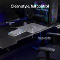 Endorfy podložka pod myš Pure Alt Gray L / 450x400 / voděodolná / obšitá / gumová spodní vrstva / šedá Podložka pod myš, herní, 450×400×3mm, vodeodolná, obšitá, šedá