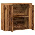 vidaXL Komoda staré drevo 80x33x70 cm kompozitné drevo