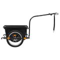 vidaXL Príves na bicykel, čierny 50 l