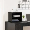 vidaXL Organizér na pult Čierny dub 36 x 26 x 29,5 cm Kompozitné drevo