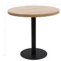 vidaXL Bistro stolík bledohnedý 80 cm MDF