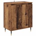 vidaXL Servírovacia skriňa Staré drevo 60 x 35 x 70 cm