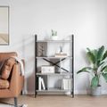 vidaXL Regál na knihy 7 úrovní 75 x 30 x 123,5 cm Kompozitné drevo