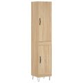 vidaXL Vysoká skrinka dub sonoma 34,5x34x180 cm spracované drevo