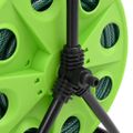 vidaXL Voľne stojaci zelený hadicový bubon sada koncoviek 0,5" 30m PVC