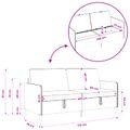 vidaXL Sofa s úložným priestorom Ružová 172 x 78 x 87 cm Polyester