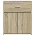 vidaXL Komody 2 ks dub sonoma 60x31x70 cm kompozitné drevo