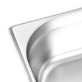 vidaXL Gastronádoby 4 ks, GN 1/2, 100 mm, nehrdzavejúca oceľ