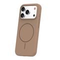 Silicone Thin Mag puzdro pre iPhone 17 Pro Max 6,9" / 18 Pro Max 6,9" hnedé