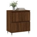vidaXL Komoda hnedý dub 60x35x70 cm spracované drevo