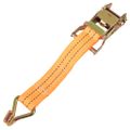 vidaXL Upínacie popruhy s račňou 4 ks, 1 tona, 6mx38mm, oranžové