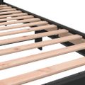 vidaXL Posteľný rám čierny 100x200 cm kompozitné drevo a kov
