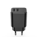 Setty nabíjačka 2x USB 3A čierna