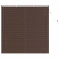 vidaXL Žalúzia Tmavohnedá s Vzorom 150 x 140 cm 25 mm PVC