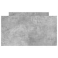 vidaXL Rám postele so zásuvkami betónovo-sivý 100x200 cm