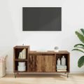 vidaXL TV skrinka 100 x 35 x 55 cm Staré drevo Kompozitné drevo