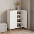 vidaXL Skrinka na topánky 73 x 38 x 87,5 cm Kompozitné drevo