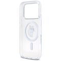 Puzdro Karl Lagerfeld IML Choupette MagSafe pre iPhone 17 Pro transparentné