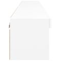 vidaXL TV skrinky s LED svetlami 2 ks biele 80x30x30 cm