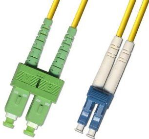 ADEX optický patch kábel, LCupc/SCapc, SM 9/125, Duplex, 3m