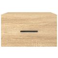 vidaXL Nástenné nočné stolíky 2 ks dub sonoma 35x35x20 cm