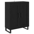 vidaXL Servírovacia skriňa Čierny dub 69,5 x 34 x 90 cm