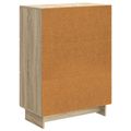 vidaXL Servírovacia skriňa so zásuvkou Dub sonoma 66 x 34,5 x 90 cm