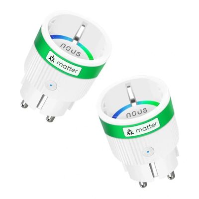 NOUS A8M (2-pack), Smart Zásuvka, 16A, Schuko