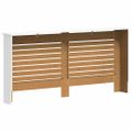 vidaXL Kryty na radiátor 2 ks biele 172x19x81,5 cm MDF
