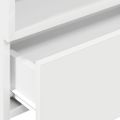 vidaXL Nástenné nočné stolíky 2 ks biele 45x26x28,5 cm