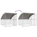 vidaXL Klietka pre sliepky 4 ks Strieborná 800 x 200 x 200 cm