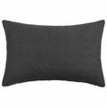 vidaXL Poťah na podložku 6 pcs HEERLEN Tmavosivá 30 x 50 cm Bouclé