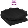 VidaXL konferenčný stolík otočný o 360 stupňov dub čierny 90x90x34,5cm