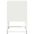 vidaXL Nočné stolíky 2 ks biele 36x39x60,5 cm oceľ