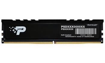 PATRIOT Signature Premium 16GB DDR5 5600MT/s / DIMM / CL46 / 1,1V Operačná pamäť, DDR5, DIMM, 16GB, 5600MHz, CL46, 1,1V, s chladičom
