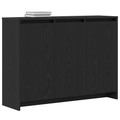 vidaXL Servírovacia skriňa Čierna 102 x 29.5 x 75 cm Kompozitné drevo